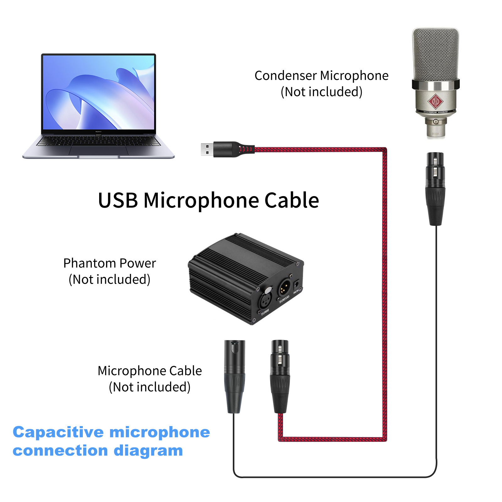 Picture of Cross-Border Best-Selling Product with Built-In Decoding Chip USB Male to Xlr Female Xlr to USB Recording Cable