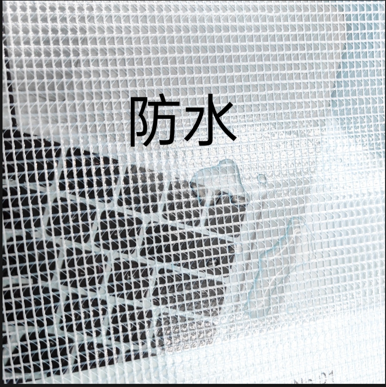 Picture of Mesh zipper bag PVC waterproof mesh document bag transparent mesh document bag A4 mesh document bag printable
