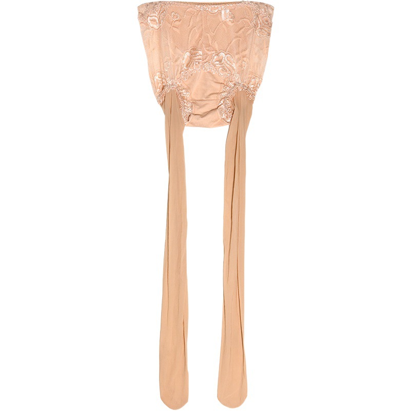 Little Matchmaker Oil Bright Lace Stockings Panties One Pantyhose Sexy Thin Black Silk plus size Stockings 100.00kg