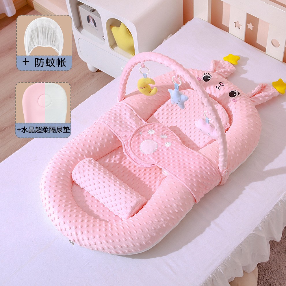 Picture of Bed-in-bed baby newborn baby anti-startling soothing bed slope sleeping mat bionic landing wake up to coax sleep artifact