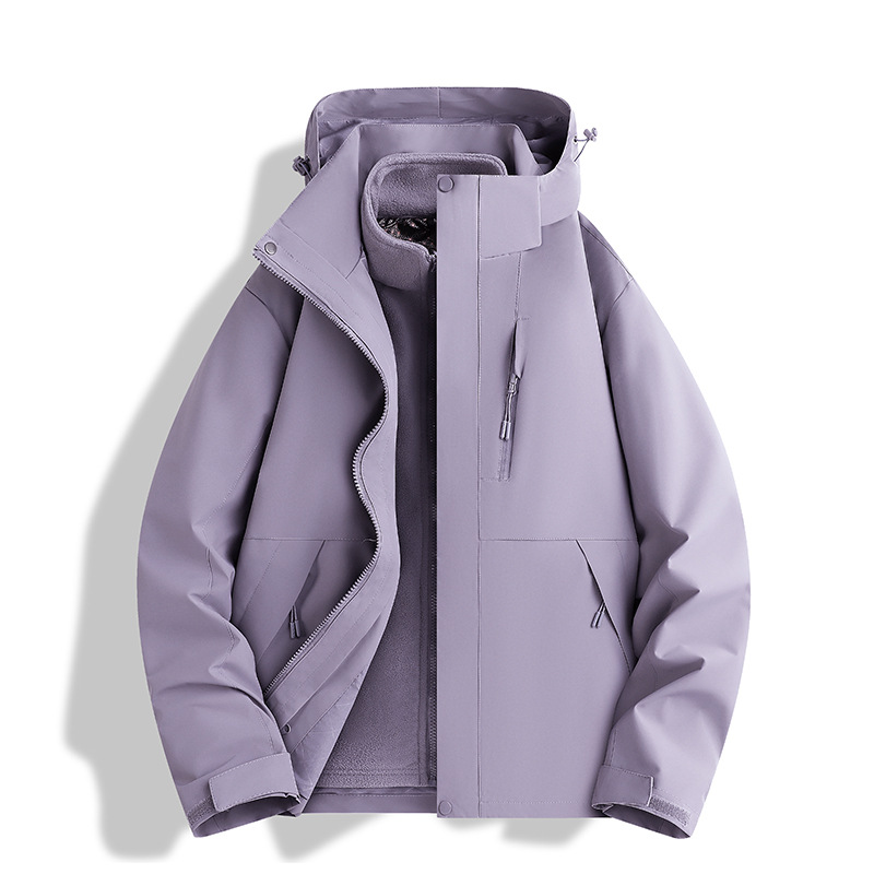 Picture of 2025 New Men's Graphene Liner Rush Clothes Three-in-One Removable Warm fleece-lined Thickened Women's Mountaineering Clothes Trendy