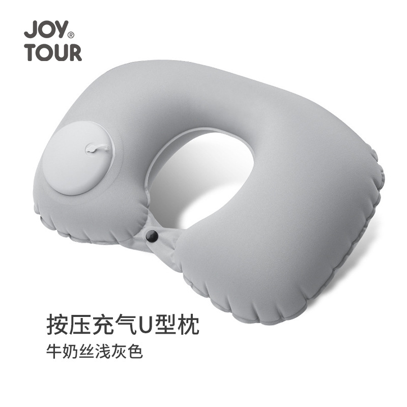 Picture of Neck U-shaped Pillow Inflatable U-shaped Pillow Women's Cervical Pillow Travel Portable Manual Pressing Inflatable Pillow Aircraft Pillow
