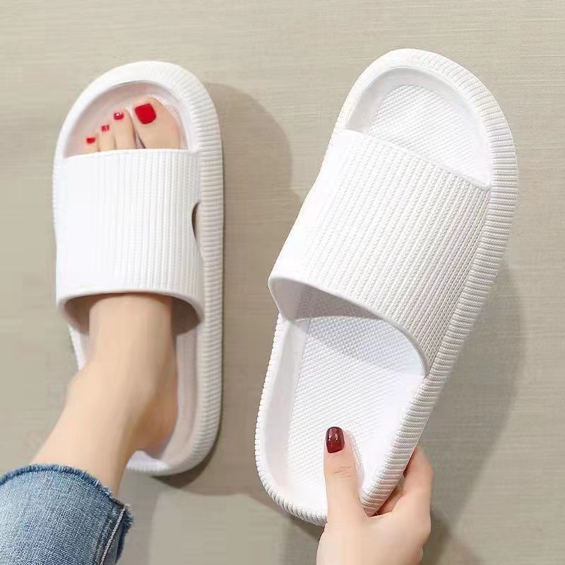 Picture of Cross-Border New Couple's Thick-Soled Simple Slippers for Women with Shit-Stepping Feeling, Women's Summer Indoor Home Bathroom Slippers
