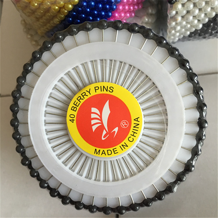 Picture of Factory Direct Sales Colorful White Positioning Bead Needles Pearl Pins Handmade Needles Jewelry Fixed Pins Pearlescent Needles