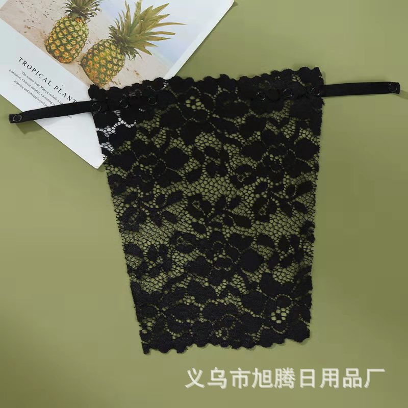 Picture of Anti-exposure tube top artifact women's one-piece lace edge bottoming inner wear wrapped chest seamless chest covering cloth chest thin