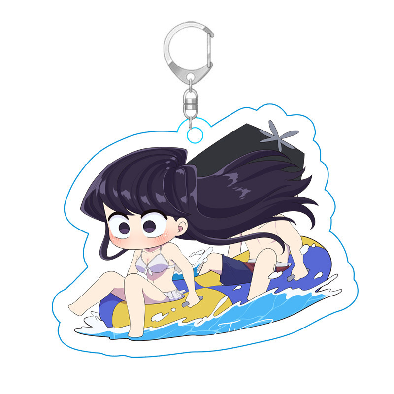 Picture of Ancient students have communication disorders animation surrounding only wild people key chain acrylic key chain hanging
