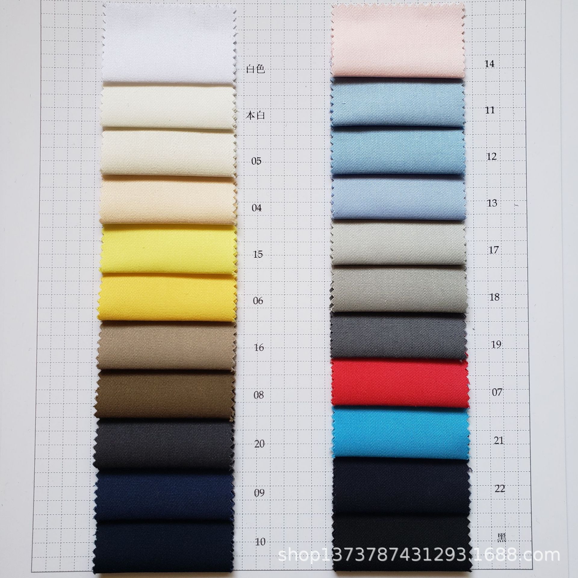 Spot supply thick CVC twill 32s full process dyed high cotton yarn card tooling fabric clothing fabric