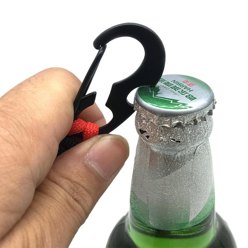 Cross-border Hot Sale Outdoor Umbrella Rope Braided Belt Opener Keychain Keychain Multi-color Optional