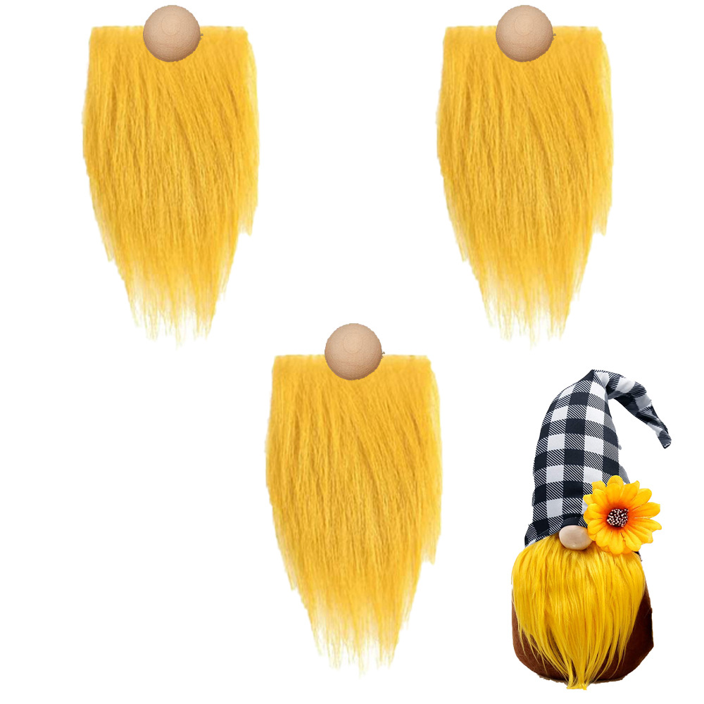 Picture of Cross-Border Gnome Dwarf Beard Artificial Hair Beard Easter Christmas Decoration Handmade DIY Accessories Lace