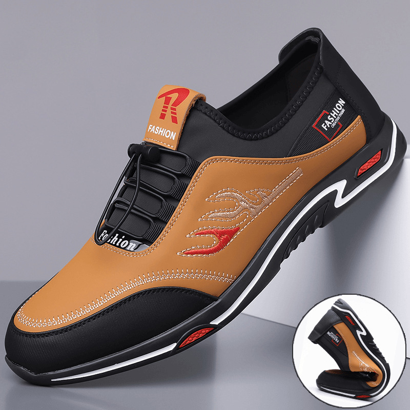 Casual Men's Shoes 2025 Autumn New Plaid Breathable Business Shoes Fashion Casual Low-Top Daily Sports Shoes Wholesale