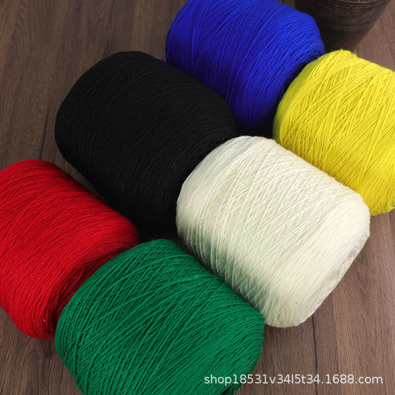 Acrylic wool tube yarn wholesale medium thick line handmade diy woven hook slippers cushion doll acrylic 1.1kg