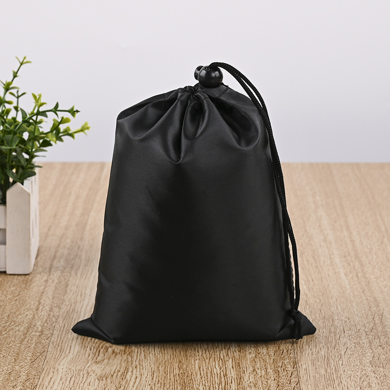 Picture of Simple Drawstring Bag Polyester Drawstring Pocket Lightweight Portable Storage Dust Bag Organizer Bag Outdoor Sports Handbag