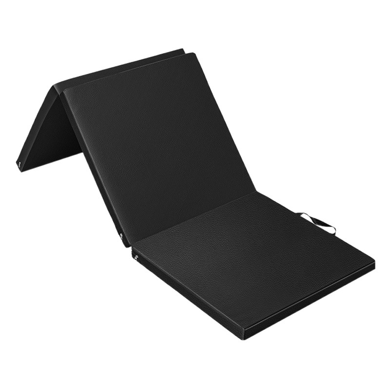 Foreign trade PVC leather tri-fold fitness mat padded mat yoga fitness multifunctional dance exercise gymnastics mat wholesale