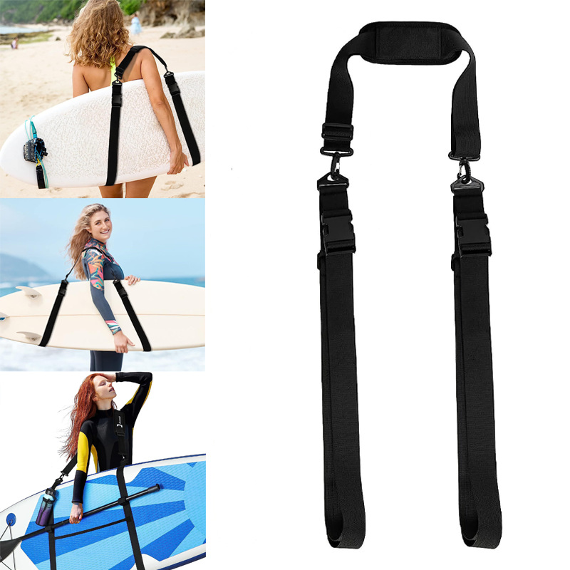 Cross-Border Water Sports Surfboard Shoulder Strap Adjustable Kayak Paddle Board Strap Nylon Beach Boat Convenient Strap