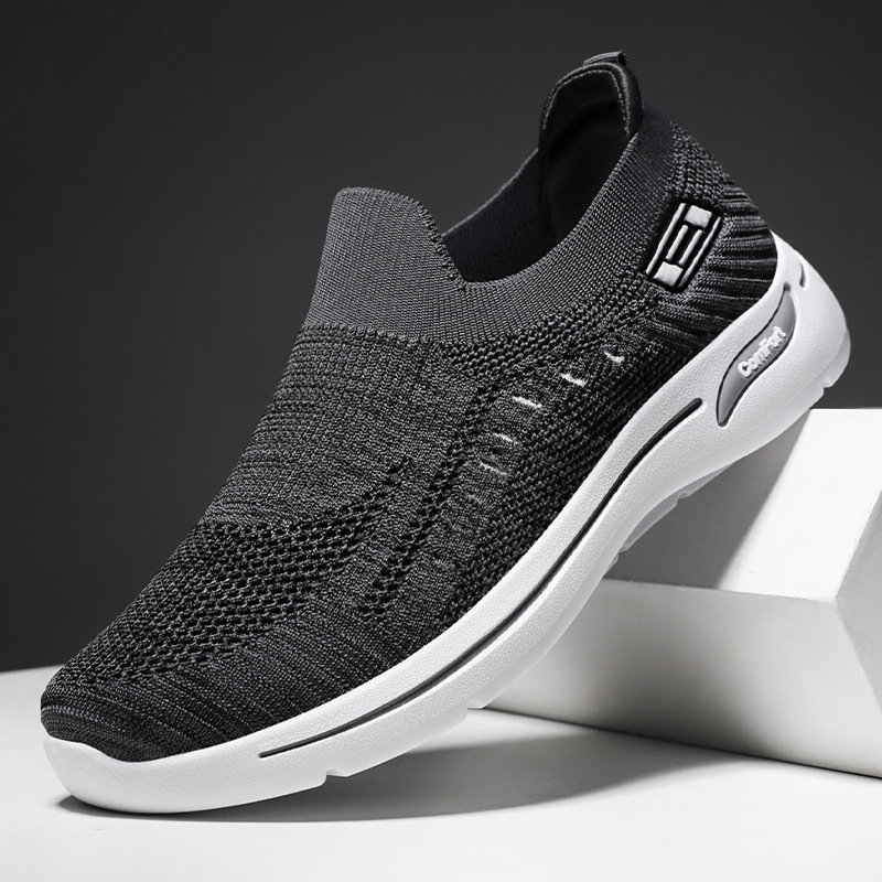 Men's Shoes 2025 Autumn New Men's Casual Shoes Fly-Knit Running Shoes Breathable Couple Sports Shoes for Men