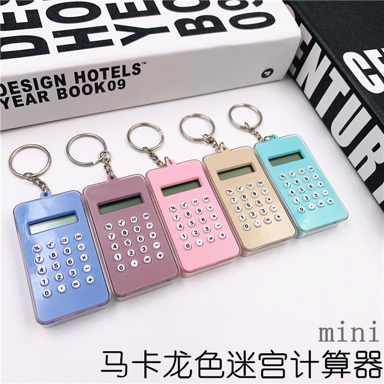 mini mini Maze Calculator Student Exam Special Calculator Keychain Calculator Cross-border Explosions