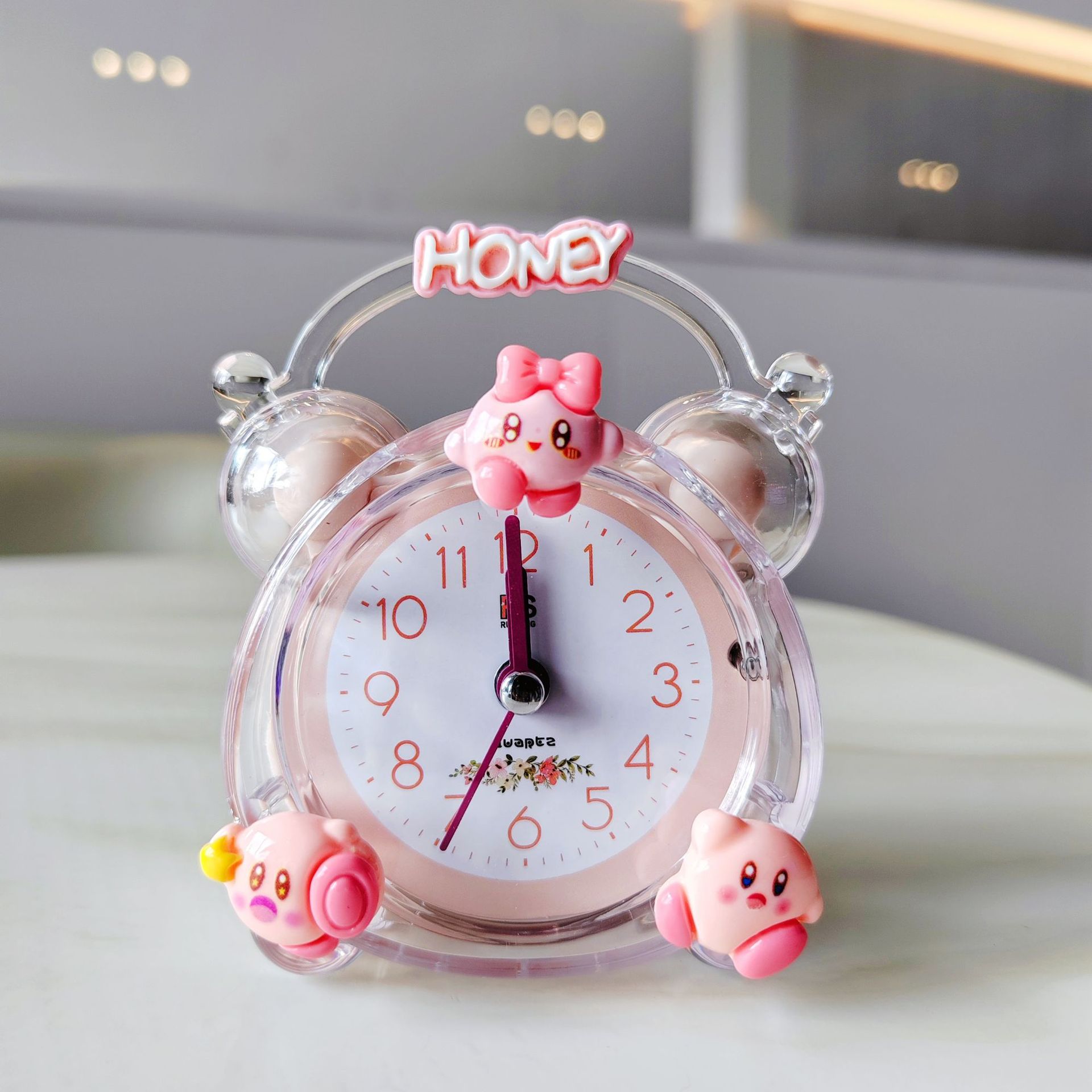 Picture of Childlike Cartoon Kidsren's Alarm Clock Creative Student Bedside Small Alarm Clock Kindergarten Small Gift Sharing Small Gift for the Whole Class