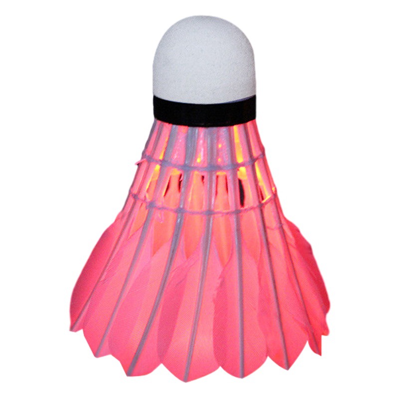 Cross-Border Popular Luminous Badminton Internet Celebrity Model Led Luminous Badminton Night Use Durable 4-Pack in Stock [504