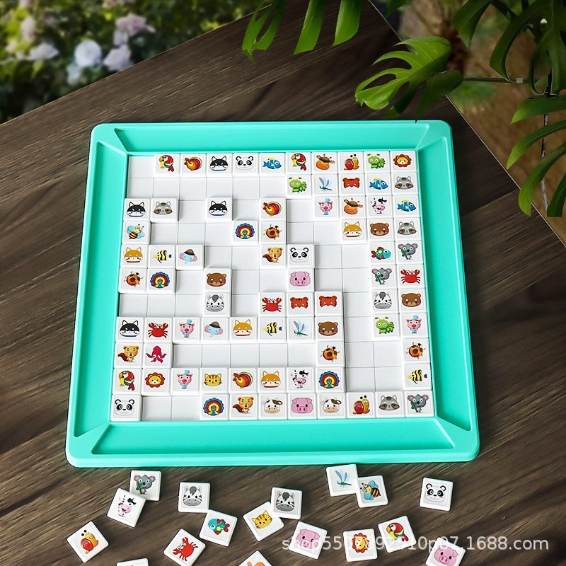 Fun Lian Lian Lian Lian Lian Xiao Le Parent-Child Pair Touch Animal Game Board Educational Toys Thinking Training Chessboard Children