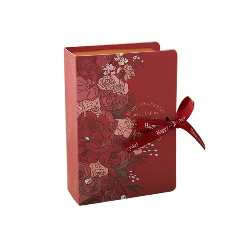 Picture of Creative Books Candy Box INS Wind Accompanying Gift Wedding Candy Box Gift Packaging Box Wedding Candy Gift Box