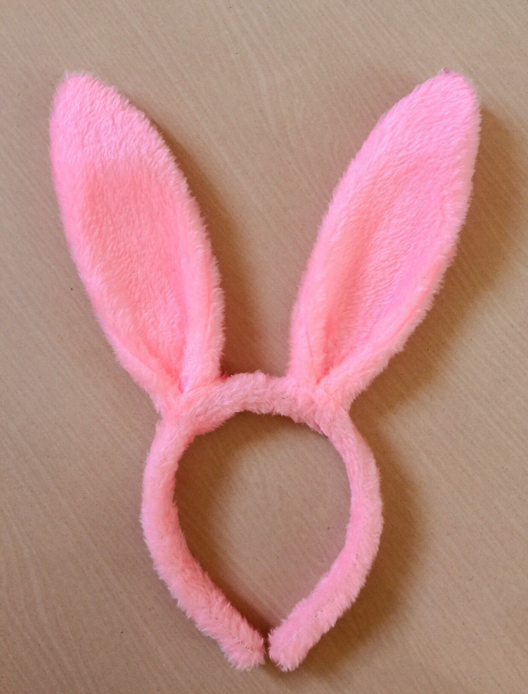Picture of Easter Bunny Ears Headband Sequined Easter Bunny Plush Bunny Girl Small Animal Headband Props