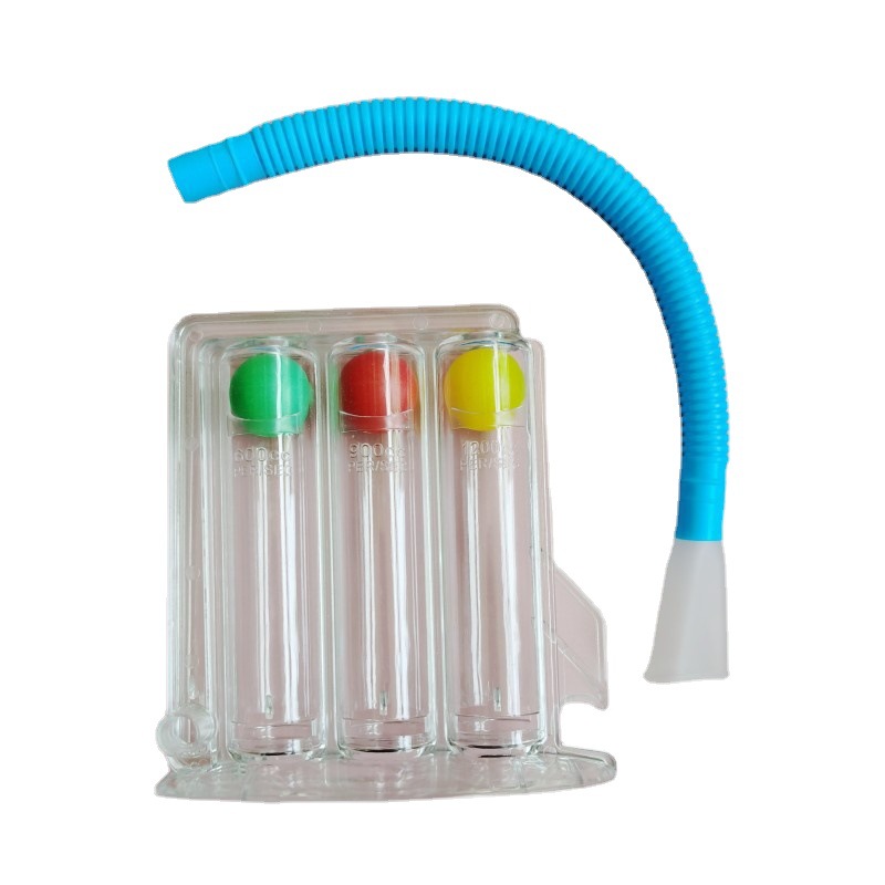Picture of KOO breathing trainer three ball instrument vital capacity training pulmonary function exercise surgery rehabilitation a generation of hair