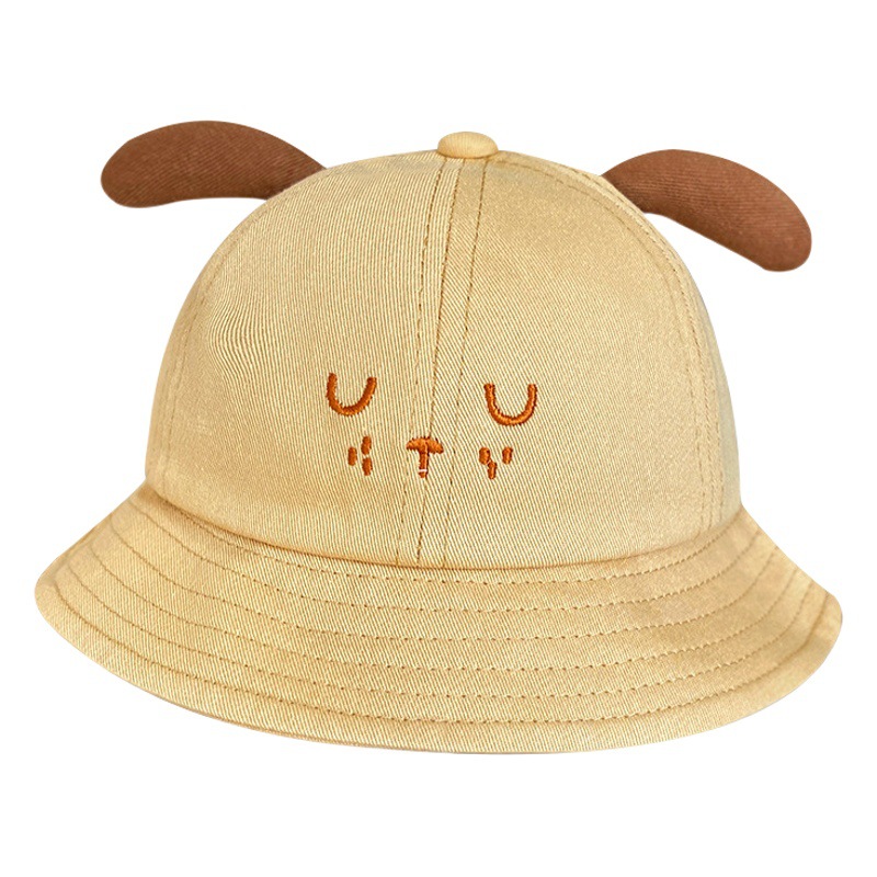Baby hat Korean spring and autumn thin cute super cute fisherman hat boys and girls sun protection baby basin hat autumn