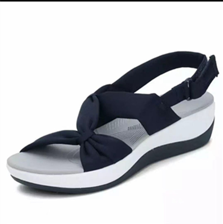 Picture of 2021 large size New sandals women's European and American fish mouth platform bottom Amazon Roman sandals women's spot