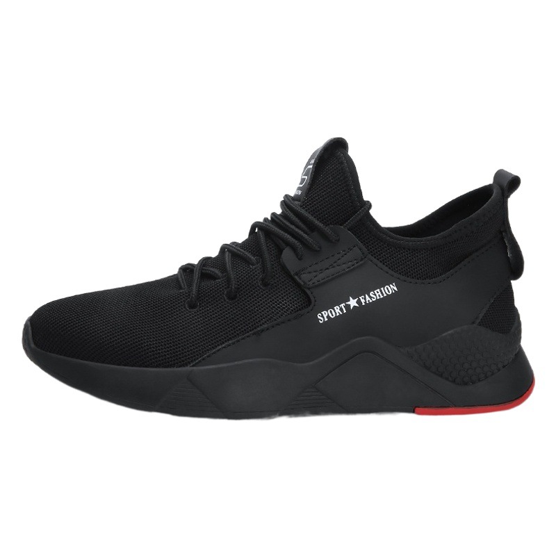 Foreign Trade Popular Large Size Men's Shoes, Sports Shoes, Trendy, Fashionable, Breathable Mesh Casual Shoes, Lace-Up Flats Shoes, Mesh Shoes for Men