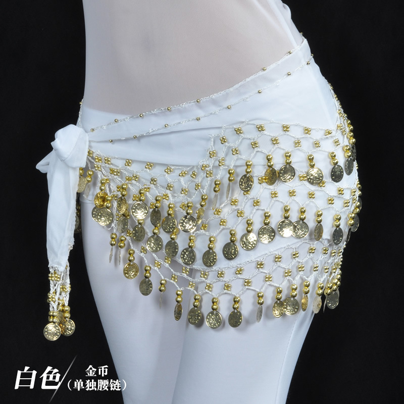 Picture of 128 currency belly dance waist decoration, belly dance clothing, belly dance belt, belly dance manufacturer belly dance waist chain