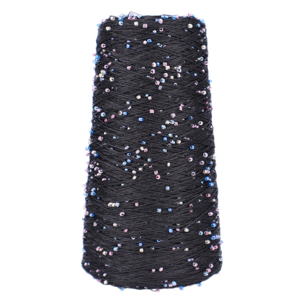 Siyue wholesale rice beads silk light hand-woven wiring Pearl yarn beads knitted wool ball