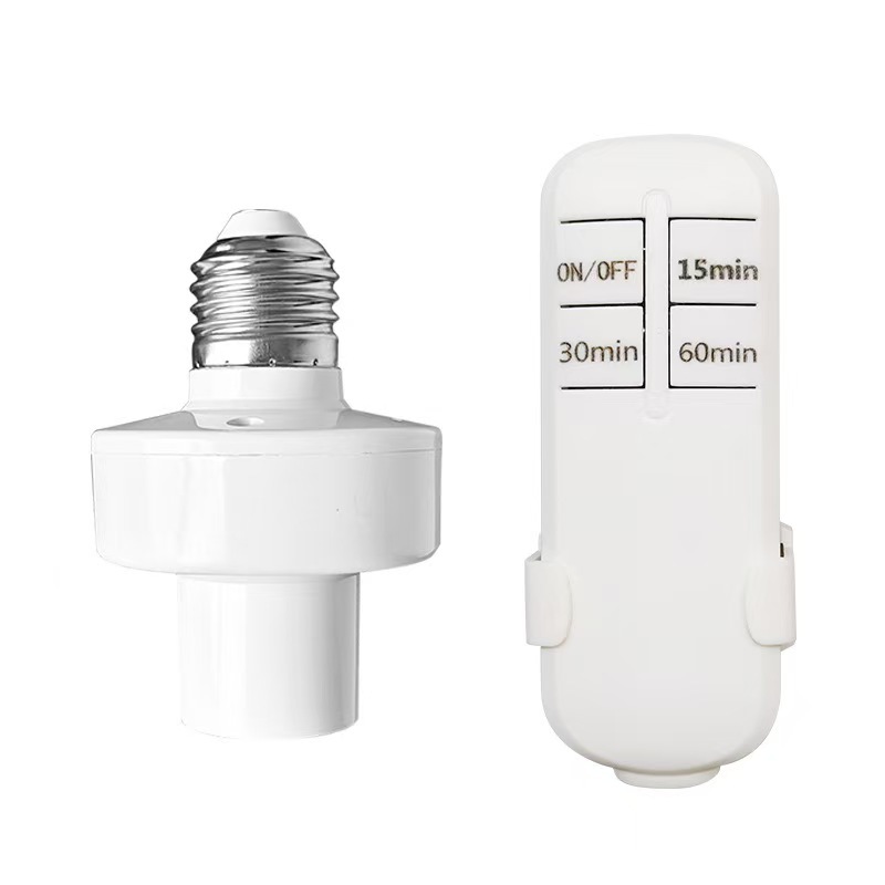 Picture of Cross-border intelligent human body infrared induction conversion lamp holder adjustable E27 screw human to light radar induction lamp holder