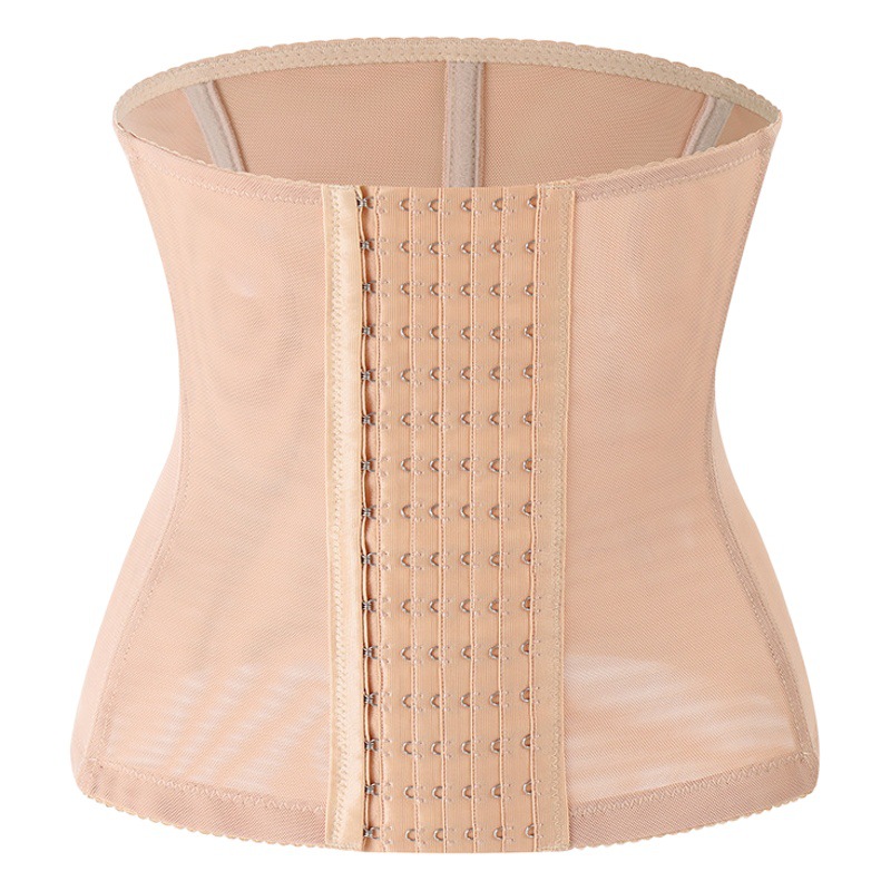Cross-Border Six-Breasted Adjustable Double-Layer Breathable Mesh 7-Steel Bone Trainer Restraint Belt Postpartum Belly Belt