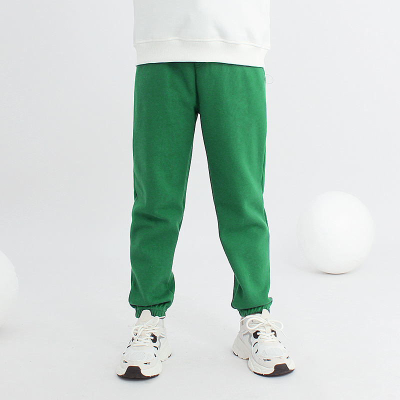 Picture of Autumn Kidsren's Pants Korean Style New Boys' Sports Pants Big Kidsren's Pure Color Casual Anti-Mosquito Pants Kidsren's Pants Dropshipping