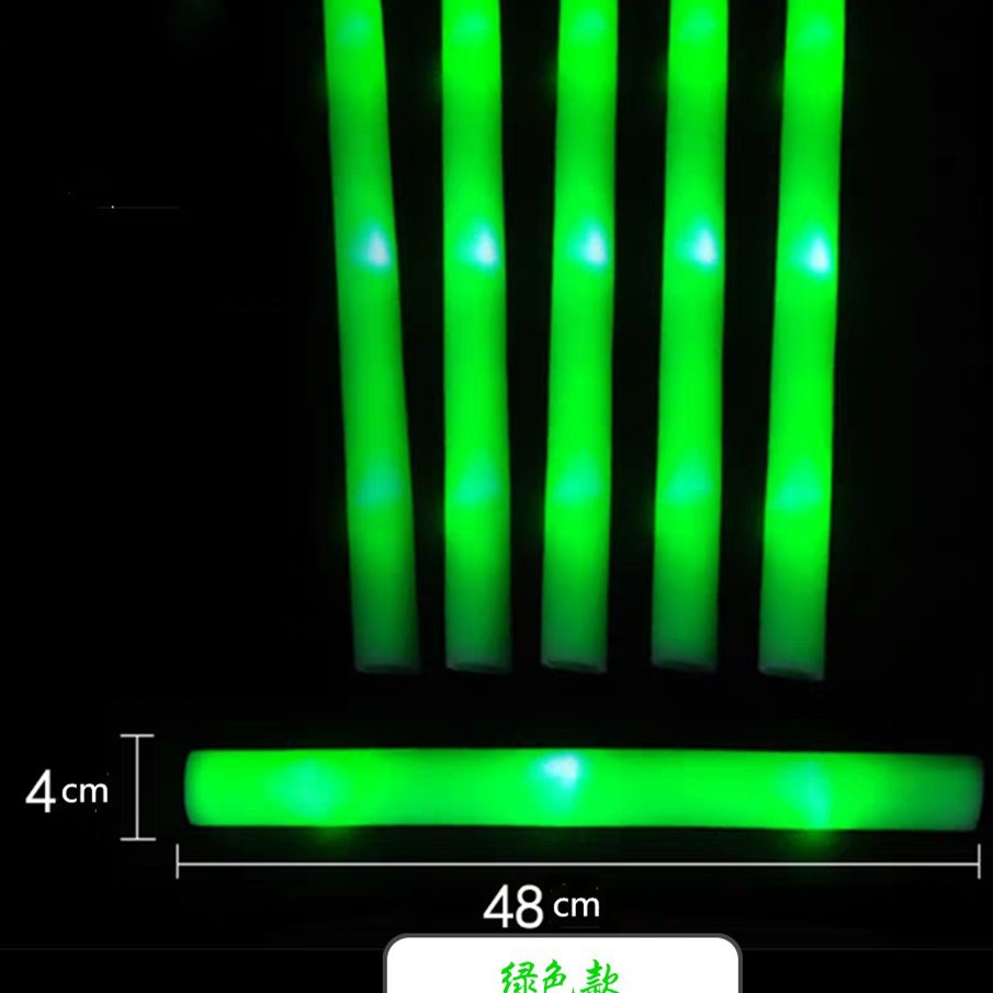 Picture of Sponge Glow Stick LED Large Concert Colorful Glow Stick Foam Stick Glow Stick Printed LOGO