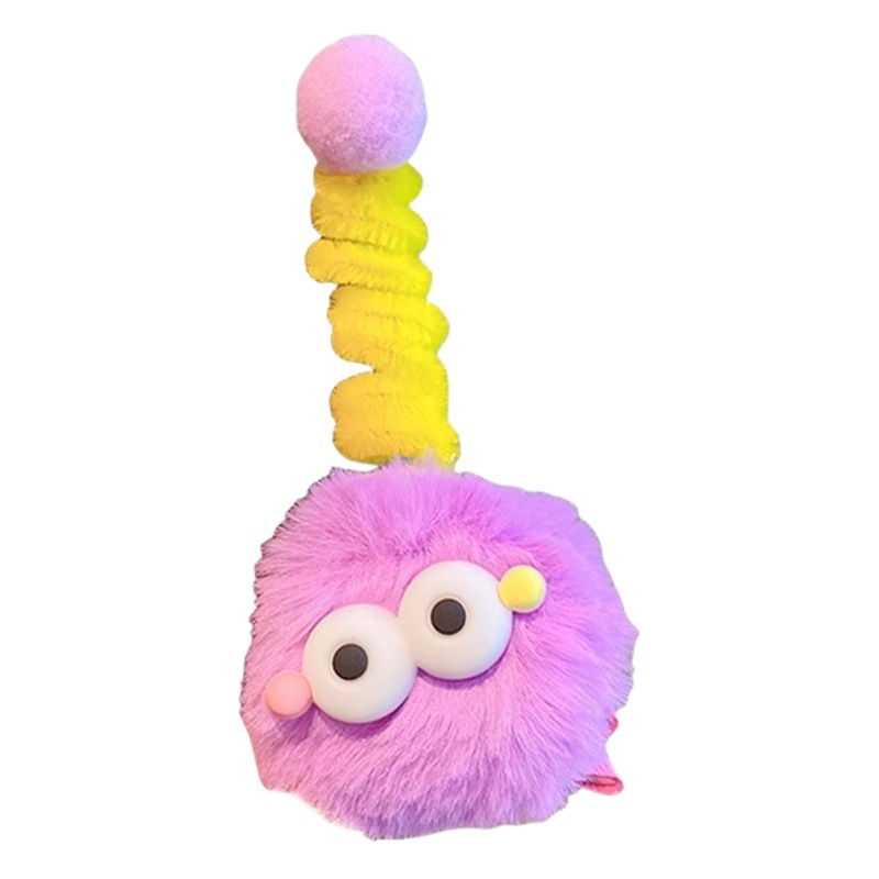 Picture of Children's Cute Funny Ugly Cute Doll Hairpin Little Girl's New Top Clip Girl's Back of Head Plate Hairpin Headwear