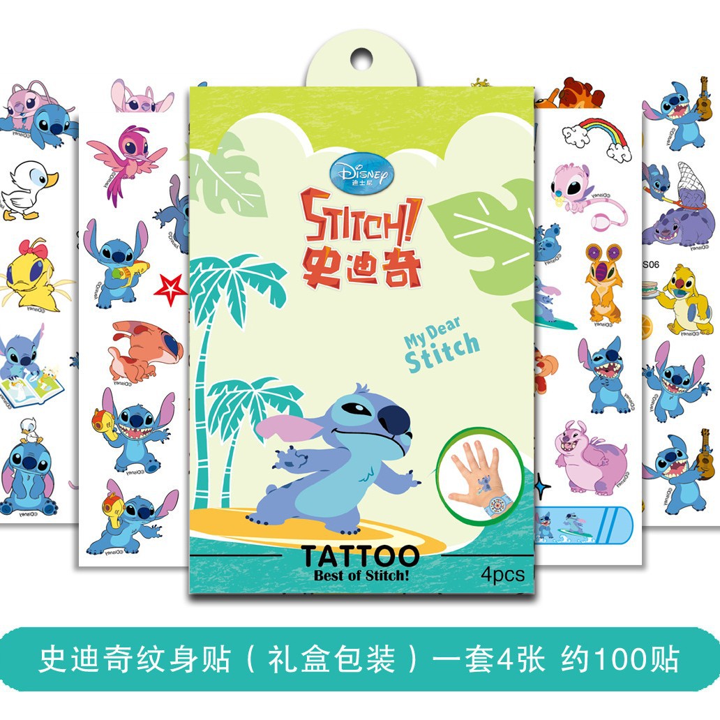 Picture of 4 Genuine Disney Frozen Tattoo Stickers 100 Stickers for Kidsren Cartoon Tattoo Stickers Dinosaur Transfer Stickers
