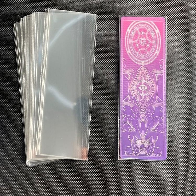 Picture of 20 silk high transparent CPP card film 3 inch album small card goo card set 6 inch raw writing yum polo popcorn