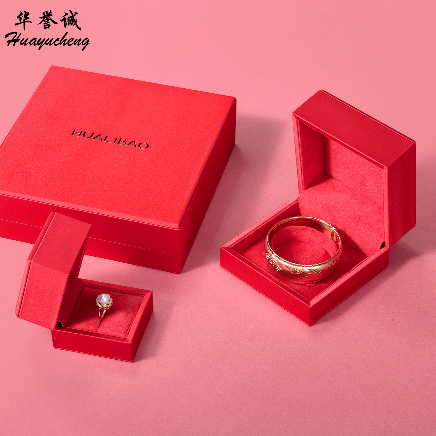 Dafu Same Gold Wedding Jewelry Necklace Box Chinese Style Silk High-grade Velvet Pearl Necklace Jewelry Box