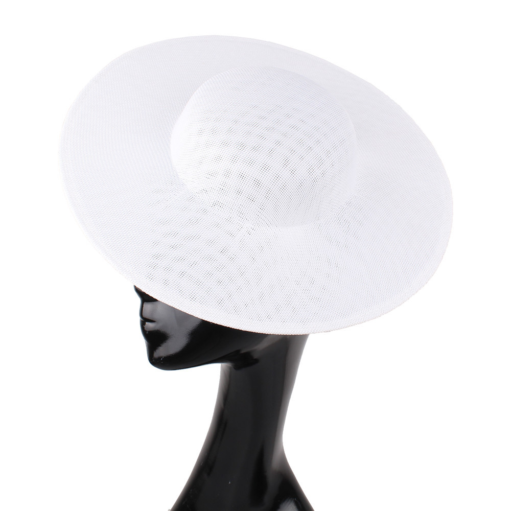 European and American style imitation linen hat dinner party bridal headdress hat embryo hat holder linen hat base new ebay AliExpress