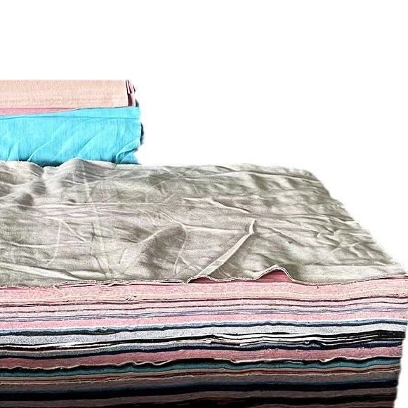 Picture of Mixed Color Machine Wiping Cloth, Pure Cotton, Lint-Free, Industrial Rag, Oil-Absorbing and Water-Absorbing Waste Rag, Manufacturer Supply and Wholesale