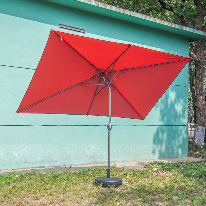 Outdoor Parasol Courtyard Terrace Garden Anti-Umbrella Beach Umbrella Central Column Umbrella Villa Homestay Decorative Umbrella Cross-border