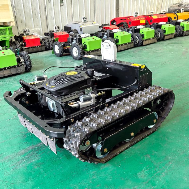Lawn mowing trolley mountain climbingLawn MowerLawn mower tracked remote control