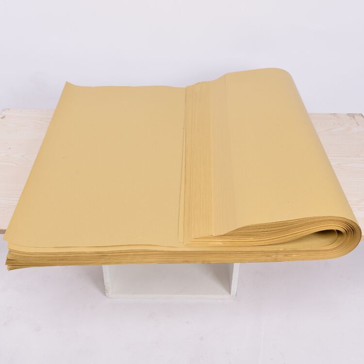 40-120g Refined Kraft Paper/Yellow Kraft Paper Refined Yellow Kraft Paper Flower Packaging Kraft Paper