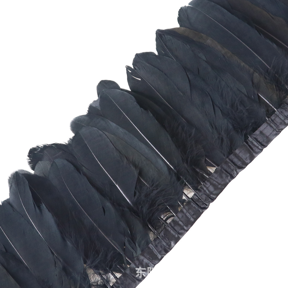 Picture of Goose feather large floating cloth belt/edge DIY handicraft accessories stage performance clothing accessories manufacturers in stock sales