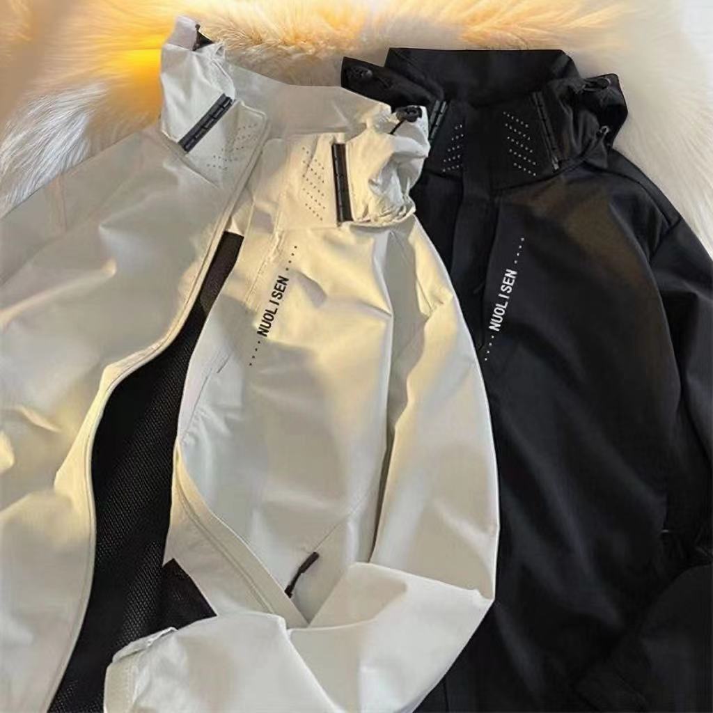 [In Stock high quality] Outdoor thin jacket men's spring and autumn windproof waterproof breathable jacket sports