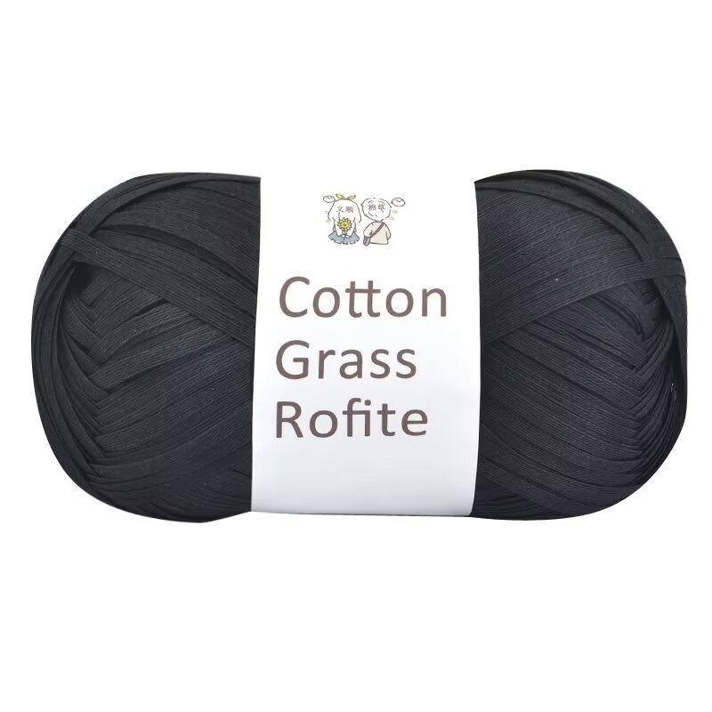 Picture of Pure Cotton Straw Raffia Cotton Straw Thread Weaving Material Summer Straw Hat Thread DIY Hand-Woven Crochet Bag Thread