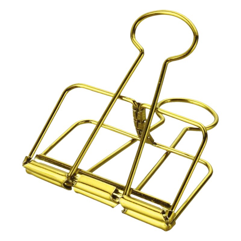 Yuezhen Creative Boxed Color Metal Long Tail Clip Dovetail Clip Hand Account Retro Office Learning Checket Clip Test Paper Clip