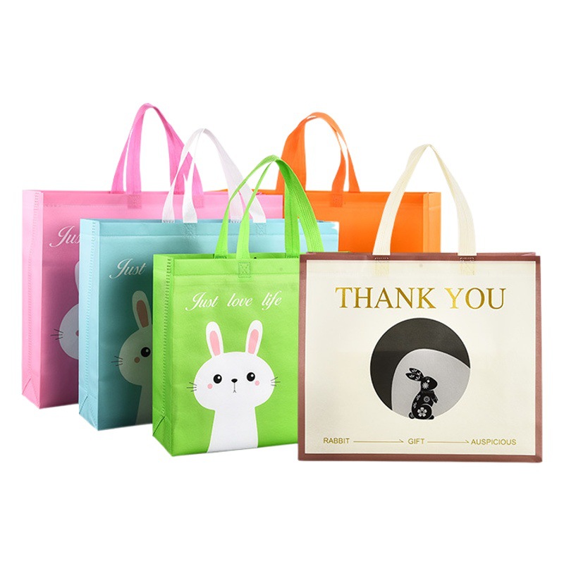 Non-woven bag portable clothing store bag can be printed logo shopping environmental protection gift bag promotional thick bag wholesale