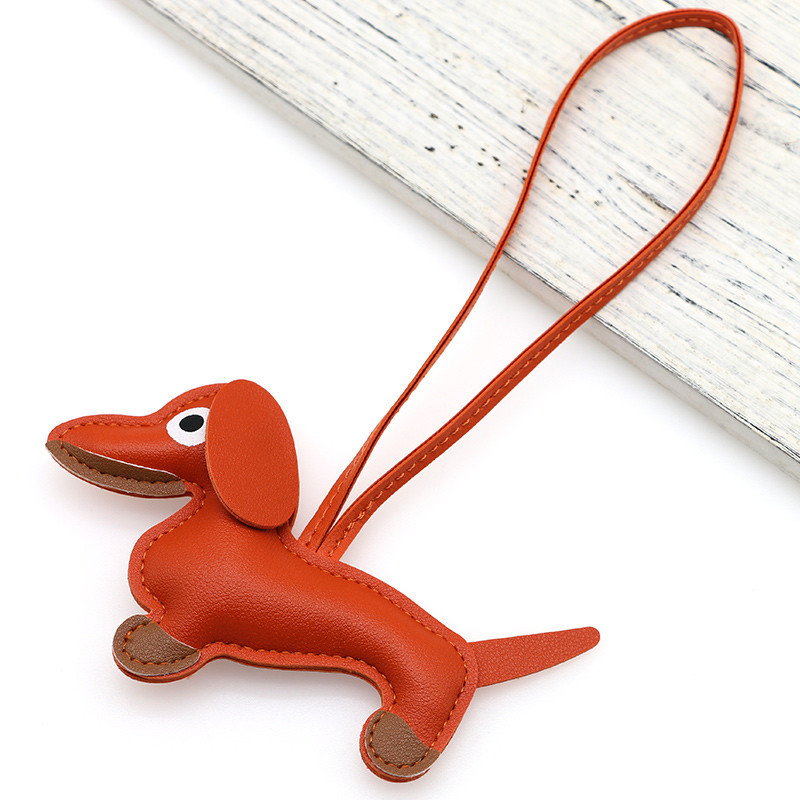 Picture of New Cartoon Personalized Keychain Bag Pendant Miu Series Dachshund Animal Shape Bag Pendant Decoration Wholesale